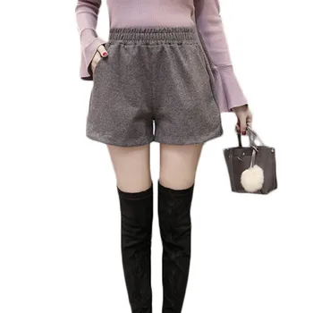 

Classic Wide Leg Shorts Plus Size Fashion Shorts Women Spring Autumn Female Casual Loose Basic Shorts