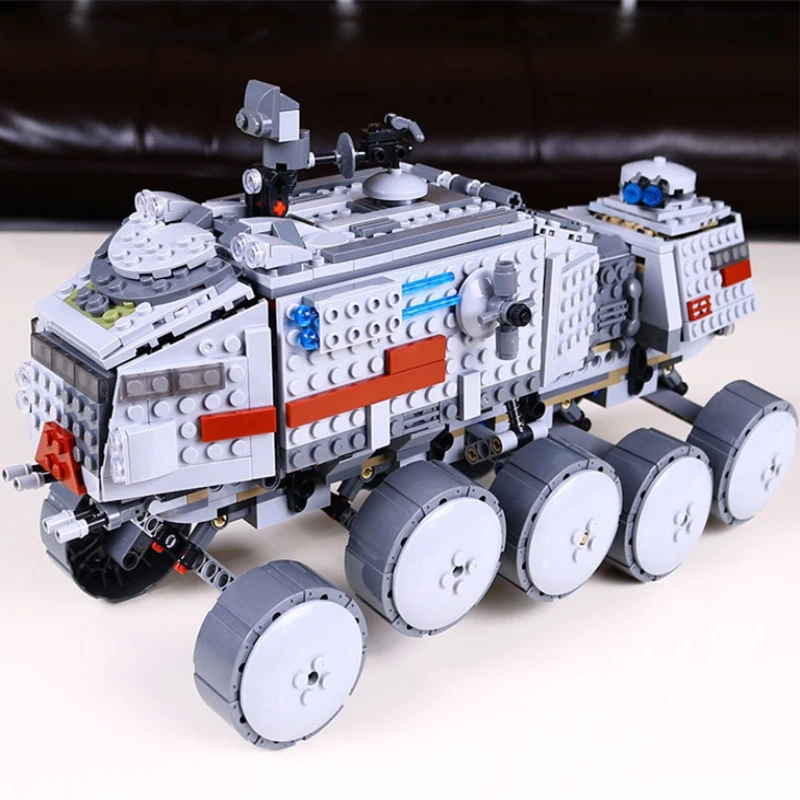 

Lepin 933Pcs Star Wars Clone Turbo Tank Building Compatible with 7551 Star Wars Toy Boy Educational Toys