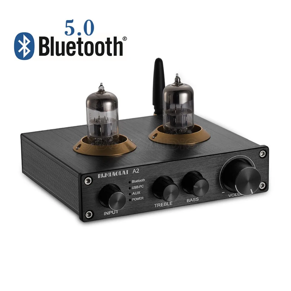 Nobsound Stereo 6N3 Vacuum Tube Preamplifier Bluetooth 5.0 HiFi USB PC