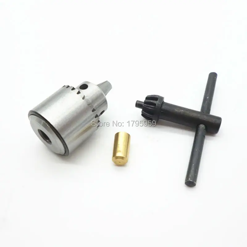 Mini Motor Drill Chucks W Key3.17mm 18 Shaft Connecting Rod Electric Drill Grinding Impact Drill Chuck 0.3-4mm Power Tool (4)