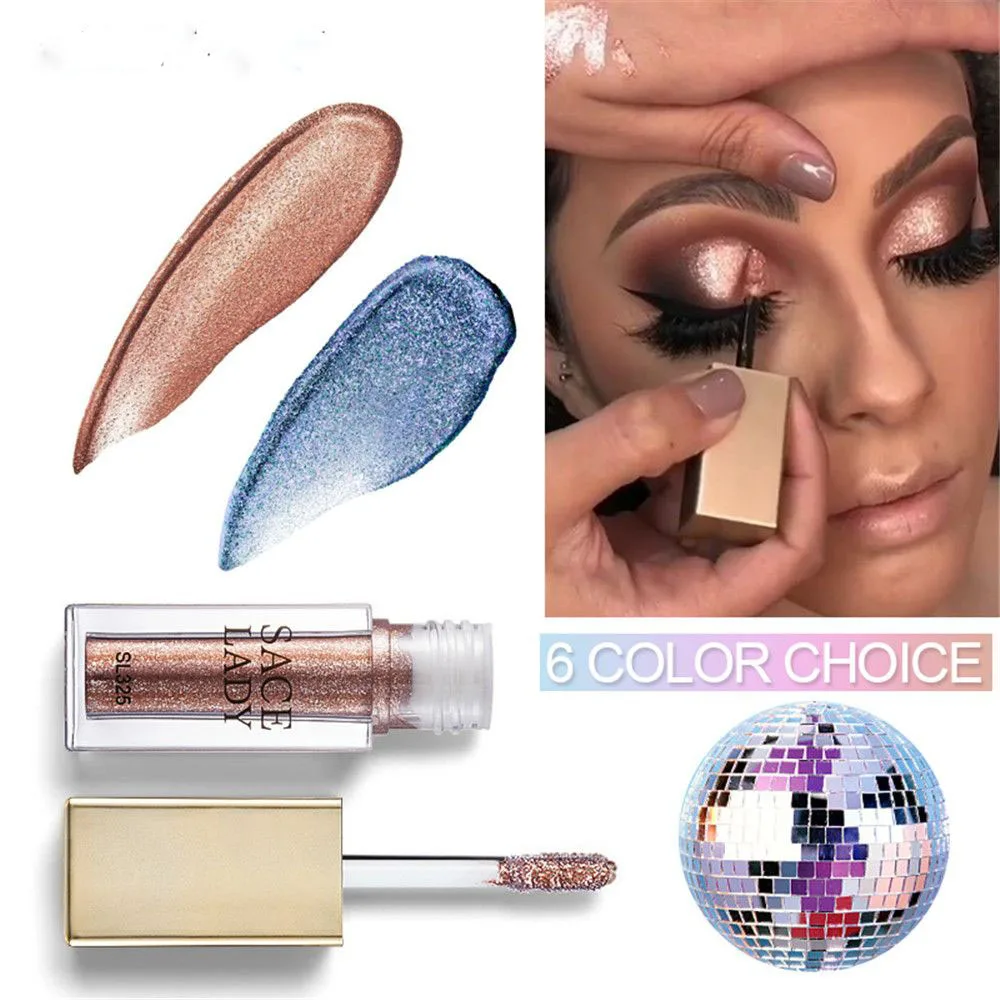 Buy 1 Pc Makeup Glitter Liquid Eyeshadow Waterproof