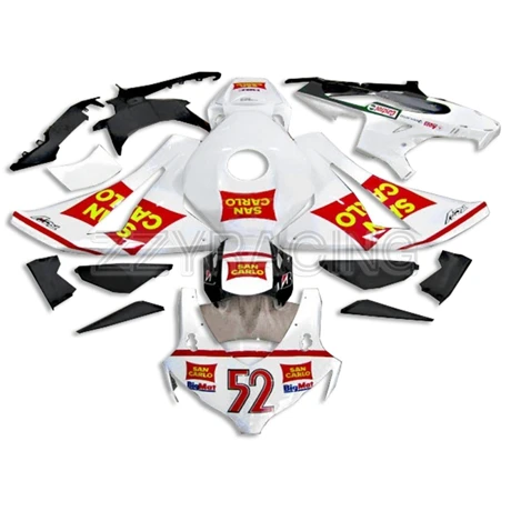 Наборы обтекателей для Honda CBR1000RR 2008-2011 год в комплекте ABS Пластиковые чехлы 09 10 Мотоцикл Белый Красный корпус комплект - Цвет: As Photo Shown