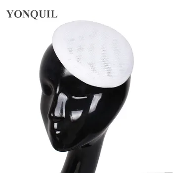 

Multi-color 15cm white Round imitation Sinamay Fascinator fascinator Hats base Craft make Material wedding accessories party hat