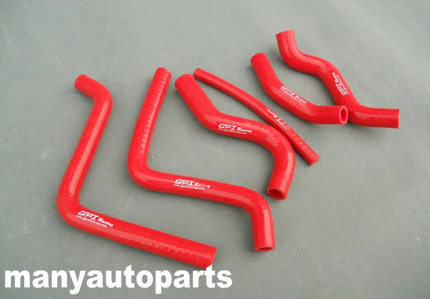 FOR Honda CR125 CR 125 CR125R 2000 2001 2002 00 01 02 silicone radiator hose red