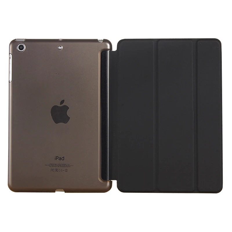 Magnetic Wake Sleep Smart Tablet Cases Transparent Back Cover + Screen Film + Stylus Pen For Ipad 2 3 4 9.7 Inch
