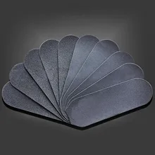 10/60 шт педикюр средство для удаления костных наростов Нержавеющая сталь ног рашпиль файл Двусторонняя Замена зернистость-Pad пяточная скруббер, забота о ногах инструменты