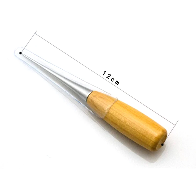 

Hot Wood Handle Awl Leathercraft Stitching Awl Sewing Leather Professional Tool