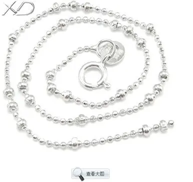 

Wholesale Genuine Pure Silver Chain 5 strand X 1mm Solid Sterling 925 Silver Jewelry necklace Chain Accessories