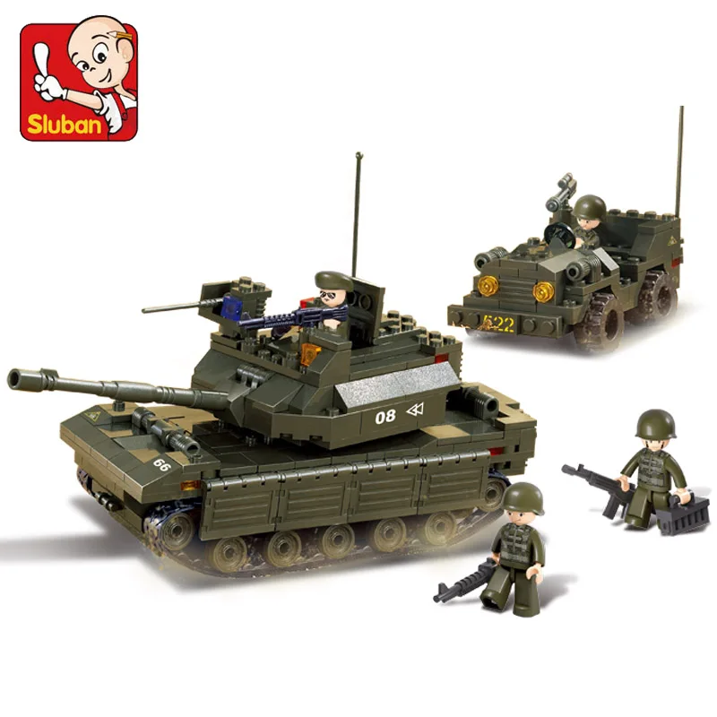 Sluban Model Building Compatible lego Lego B6800 602pcs Model Building Kits Classic Toys Hobbies Army Combat Force