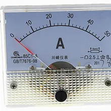 1 шт. 85C1-A 1A 2A 3A 5A 10A 15A 20A 30A 50A 75A DC аналоговый измеритель Панель усилитель тока амперметры датчик