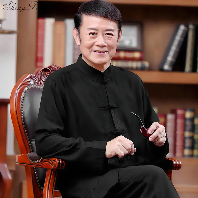 Китайский костюм для мужчин традиционная китайская мужская одежда zhongshan