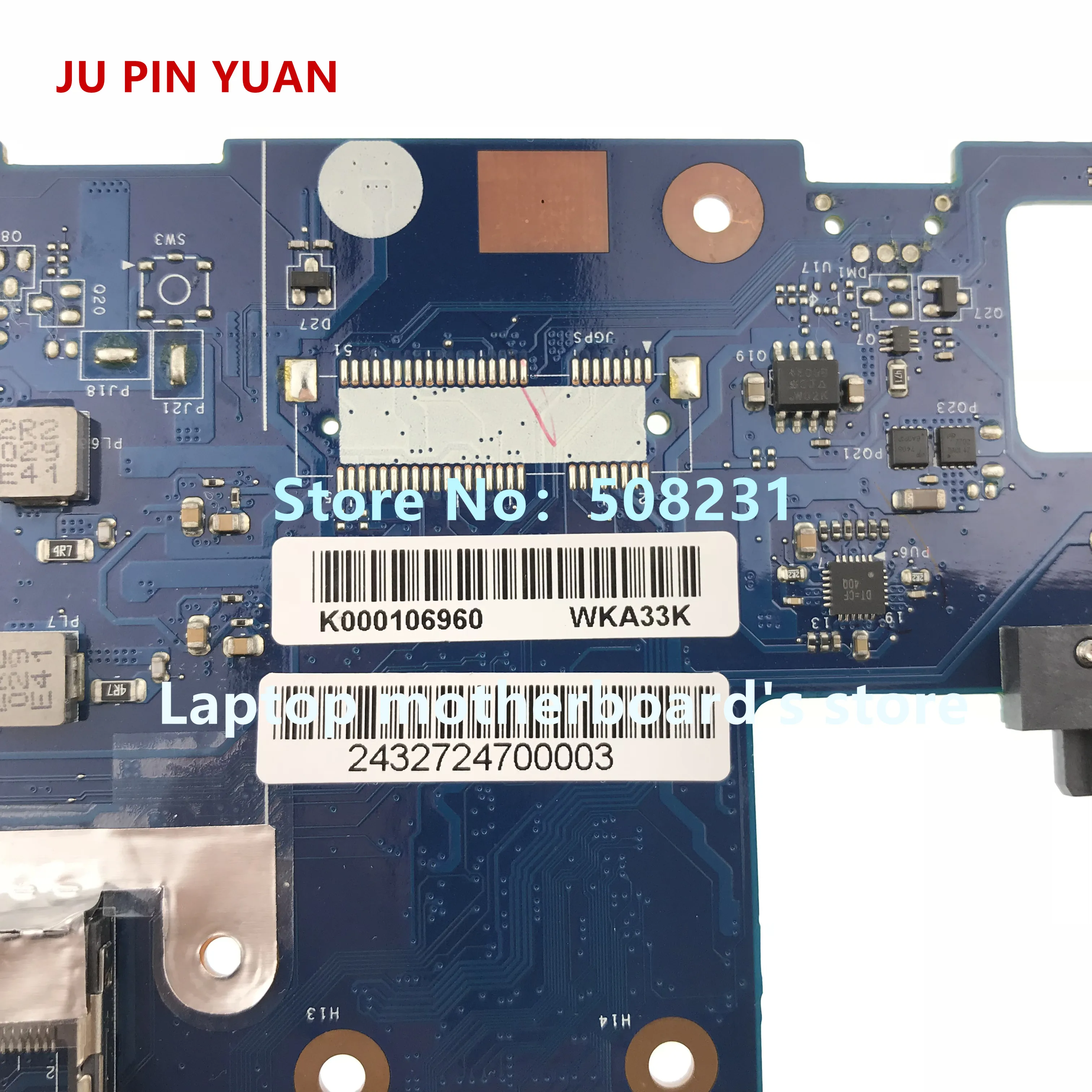 JU PIN юаней дороже; K000106960 PAV10 LA-5123P для Toshiba Mini NB200 NB250 NB255 серийная материнская плата для ноутбука полностью протестирована