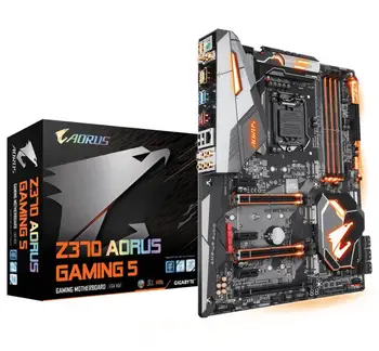 

NEW For Gigabyte Z370 AORUS Gaming 5 Motherboard LGA1151 DDR4 Z370 PCI-E3.0 SATA3 USB3.0 Support i3 8100 i5 8500 I7 8700
