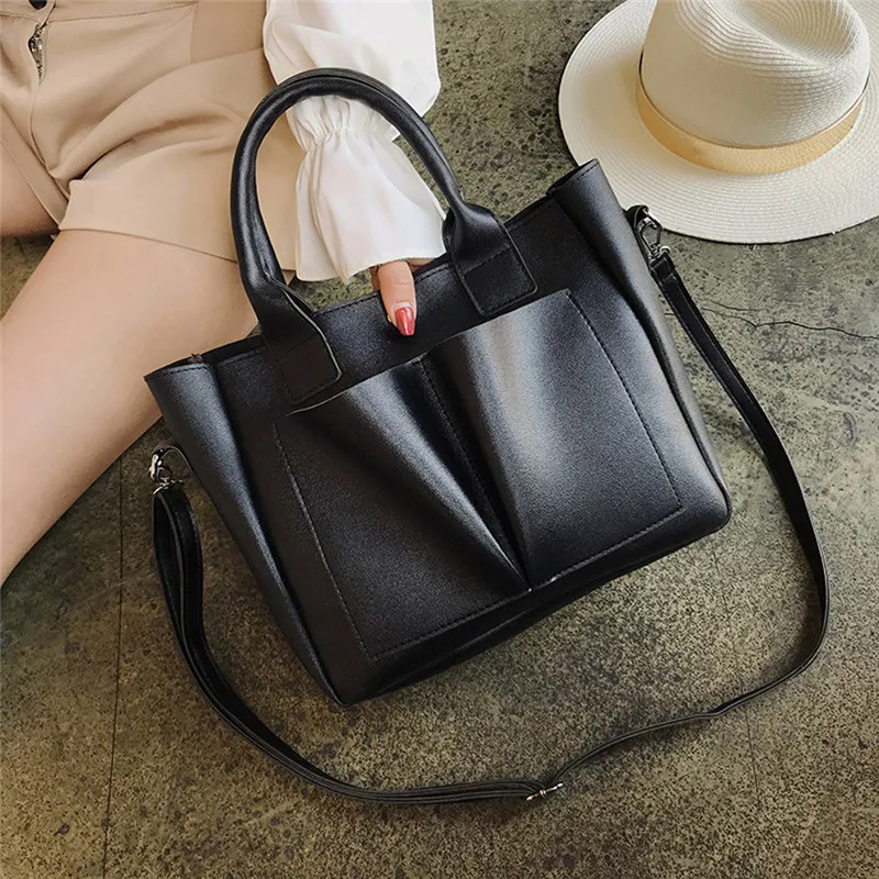 

Maison Fabre Retro Women's Leather Shoulder Bags With Corssbody Bag&Handbag Hasp leather handbags Drop shipping X0822#30