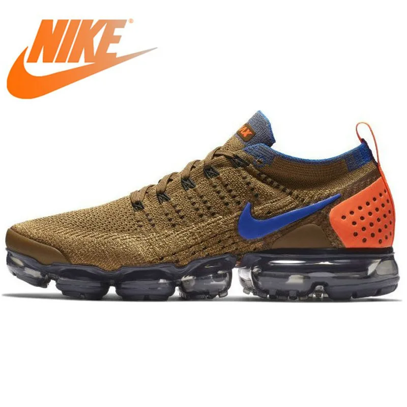 

Original Authentic Nike Air Vapormax Flyknit Men's Running Shoes Breathable Trend Sports Shoes Comfortable 2019 New 942842-203