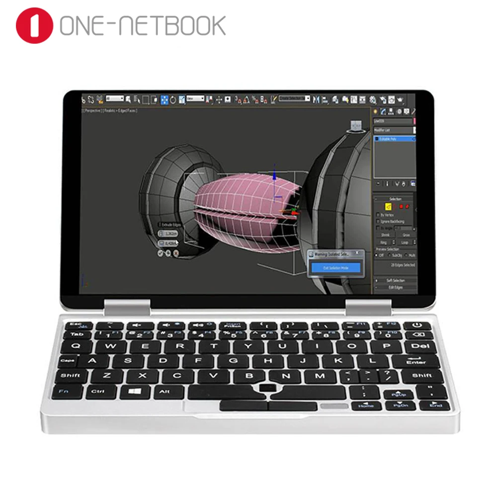 

One Netbook One Mix 1S Notebook 7 inch Yoga Pocket Laptop Intel Core 3965Y 8GB 128GB Silver Win10 Mini gaming laptops Notebook