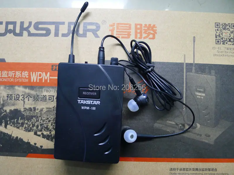 Модернизированный Takstar WPM-100 сценическая Беспроводная система монитора 1 передатчик 8 приемников использовать для записи студии на сценический монитор
