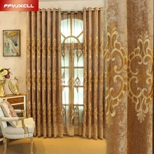Chinese Embroidered Decoration Blackout font b Curtain b font For living Room Bedroom font b Window