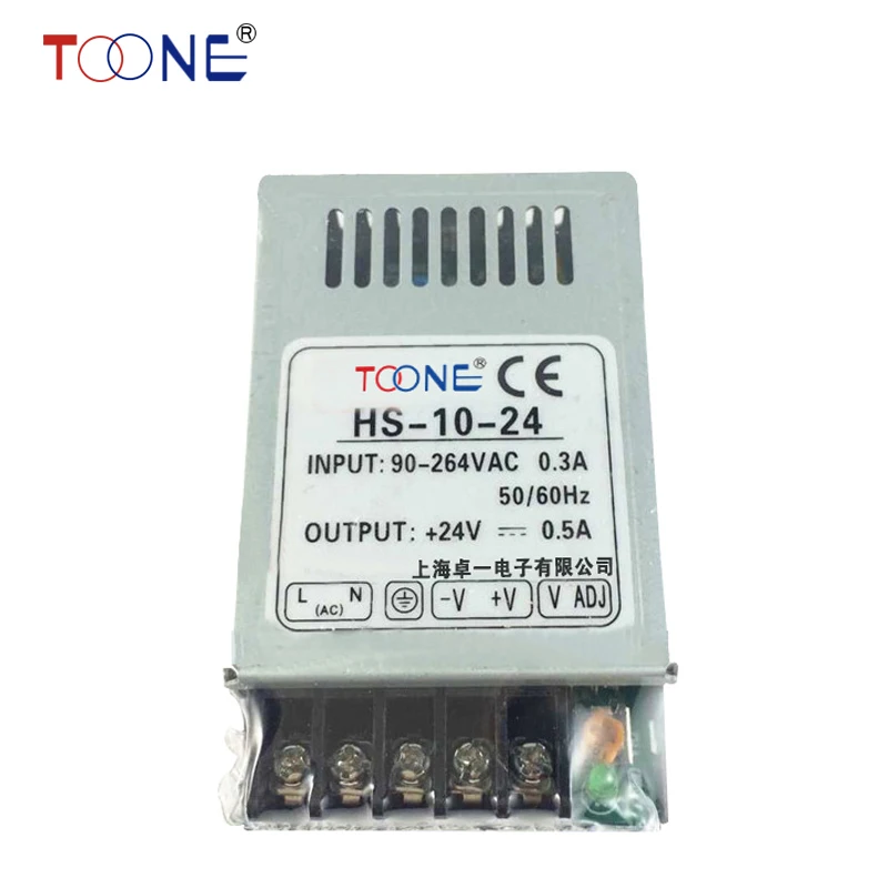 HS 10 24 Single output Din Rail switching power supply 10w 24v 0.2a ac
