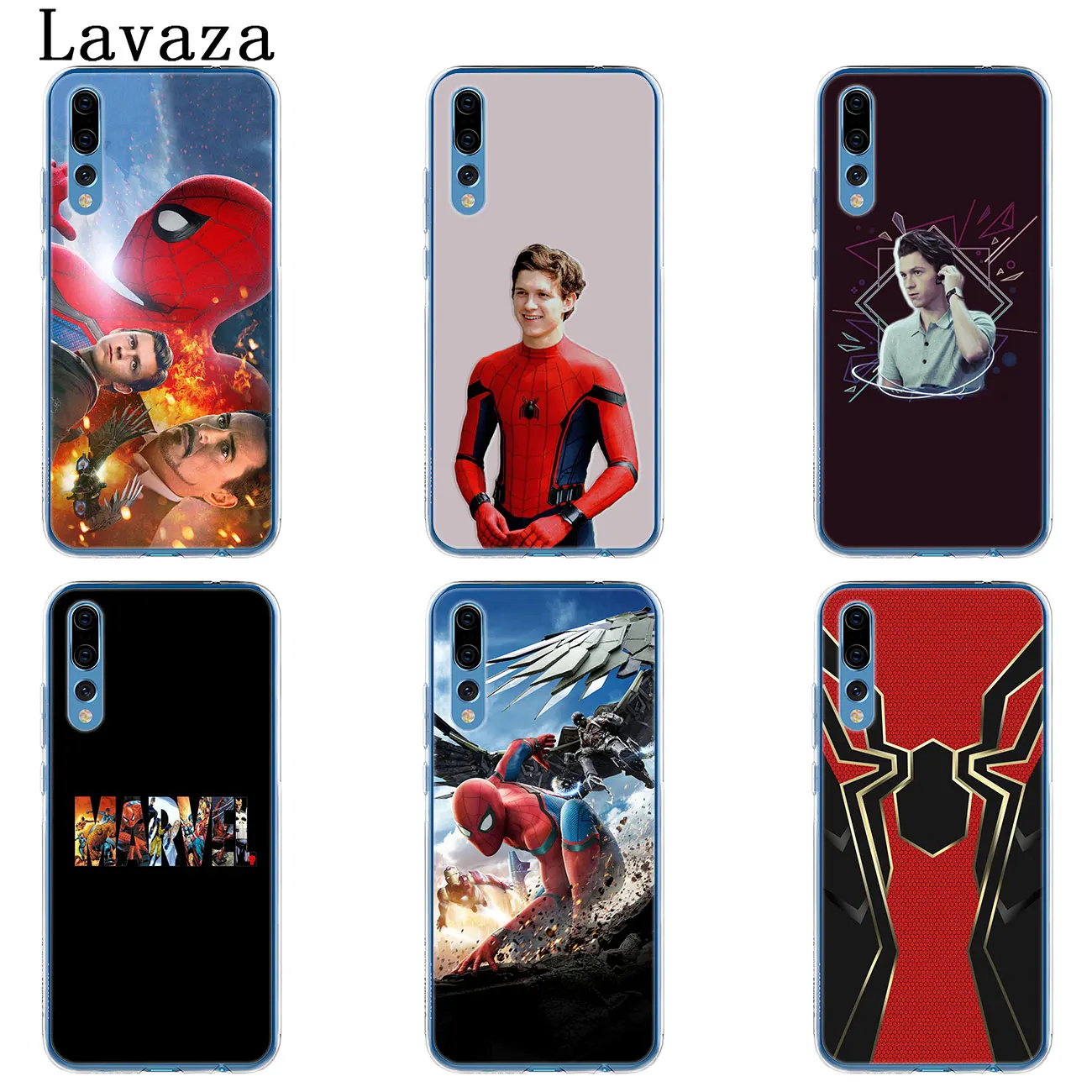 Lavaza комиксов Marvel Человека паука и чехол с логотипом для huawei Y9 Y7 Y6 Prime 2019 2018 Honor 20 8C 8X8