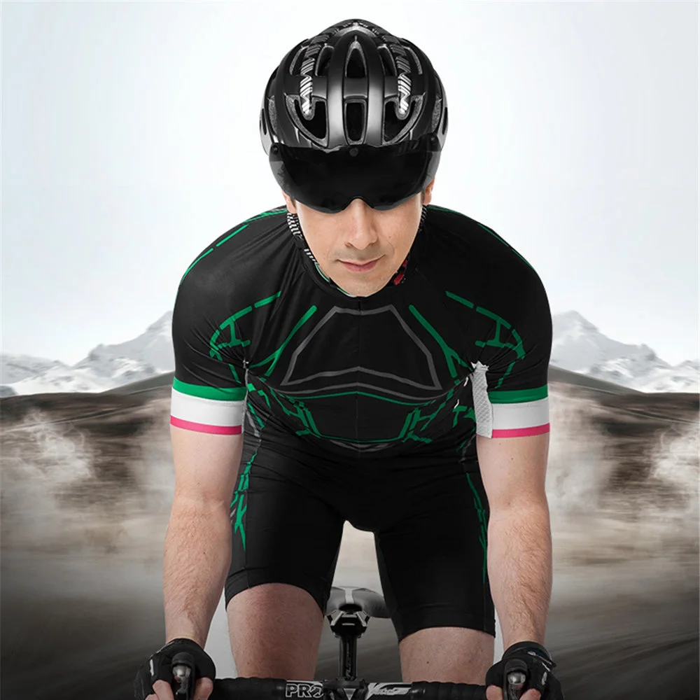 INBIKE Велоспорт Шлем Сверхлегкий велосипед шлем Для мужчин горная дорога Для женщин MTB ветрозащитные очки велосипедный шлем с объектива
