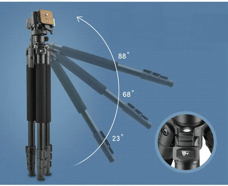  WEIFENG-6663 Professional Camera Tripod Flexible Tripod for Digital DSLR SLR Camera Nikon Canon Son