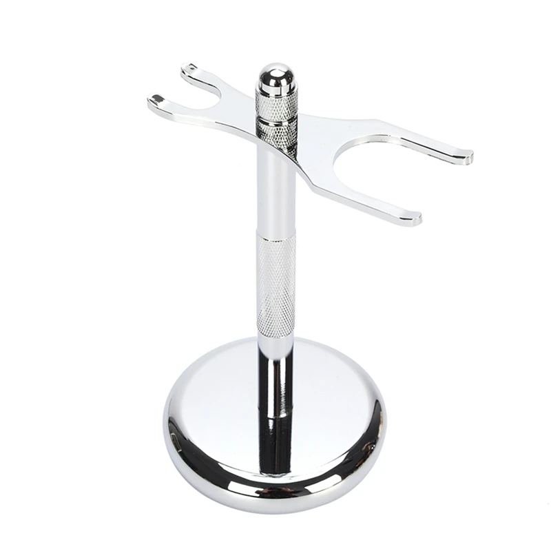 

1PCS Men's Removable Shaving Stand Razor Brush Holder Stainless Steel Weighted Base Drop Shipping wholesale