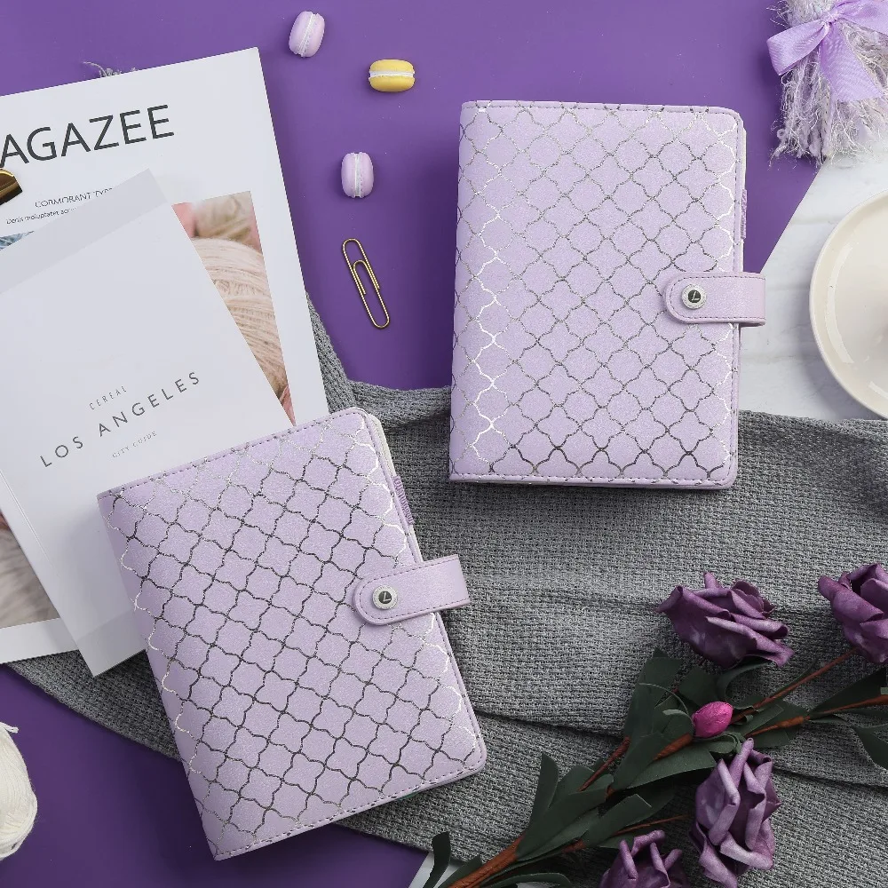 Yiwi Dokibook Lovedoki морской фиолетовый А6 планировщик креативный дневник 6 спиральных