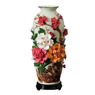 

Jingdezhen ceramic vase home decoration modern new Chinese porcelain flower vase