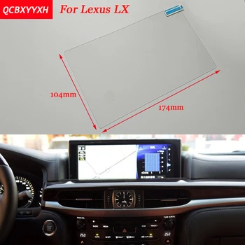 

Car Sticker 8 Inch GPS Navigation Screen Steel Protective Film For Lexus LX Control of LCD Screen Car Styling