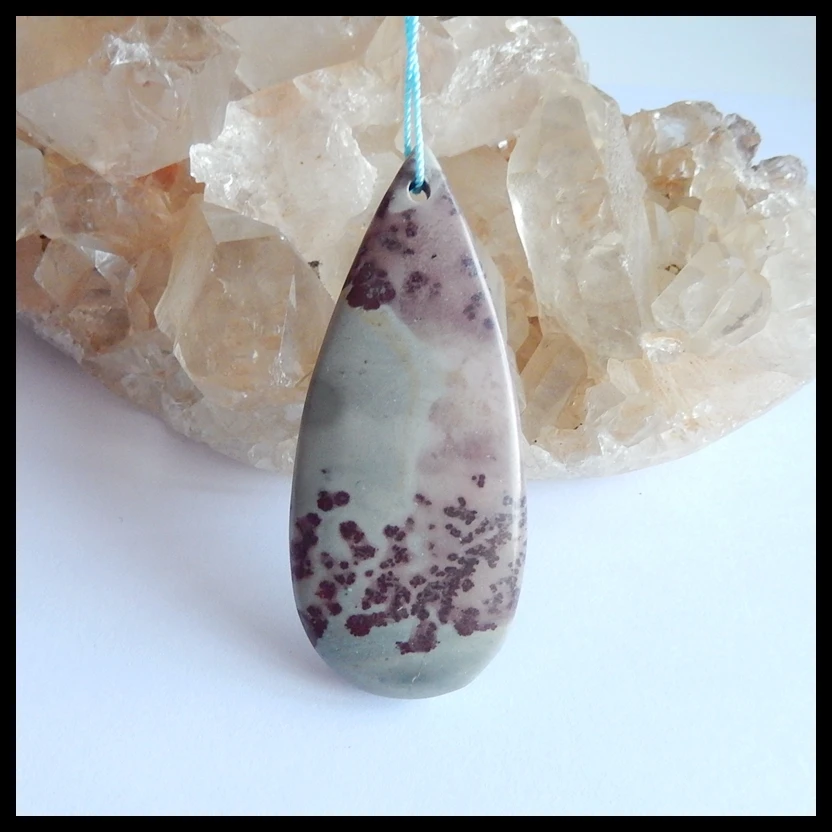 

Natural Gemstone,Chohua jasper fashion women necklace Pendant Bead,60x26x8mm,18.5g
