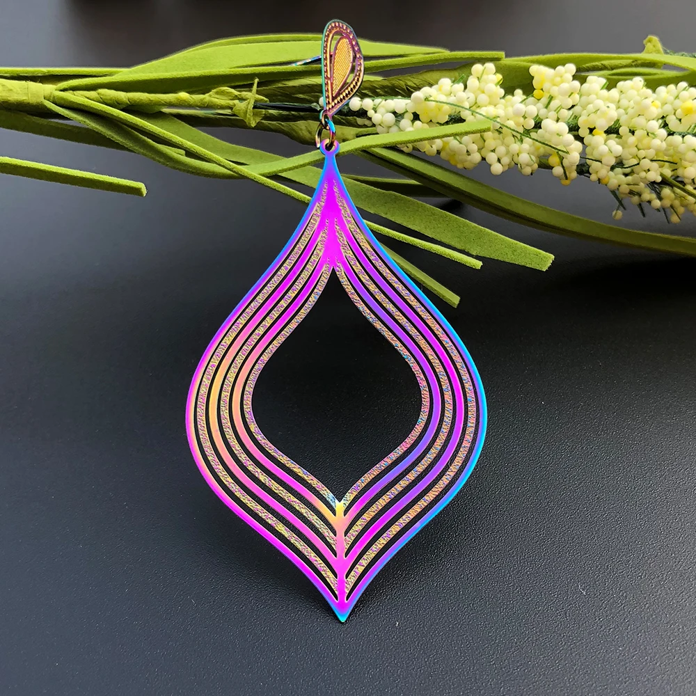 ZHAOFENG минималистский ювелирные изделия Женщины boho aros хиппи длинные серьги