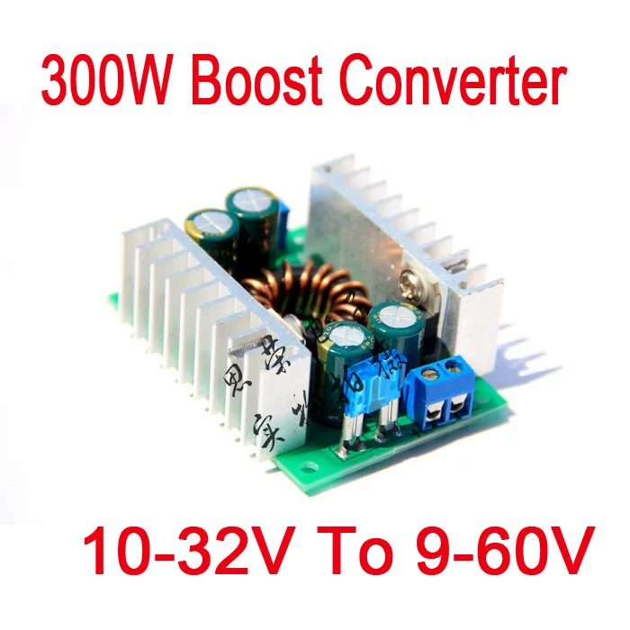 

DC-DC Boost Converter 300W 8A 10-32V To 9-60V 12v 19v 24v 36v 48v Adjustment Voltage Regulator Charger Power Module
