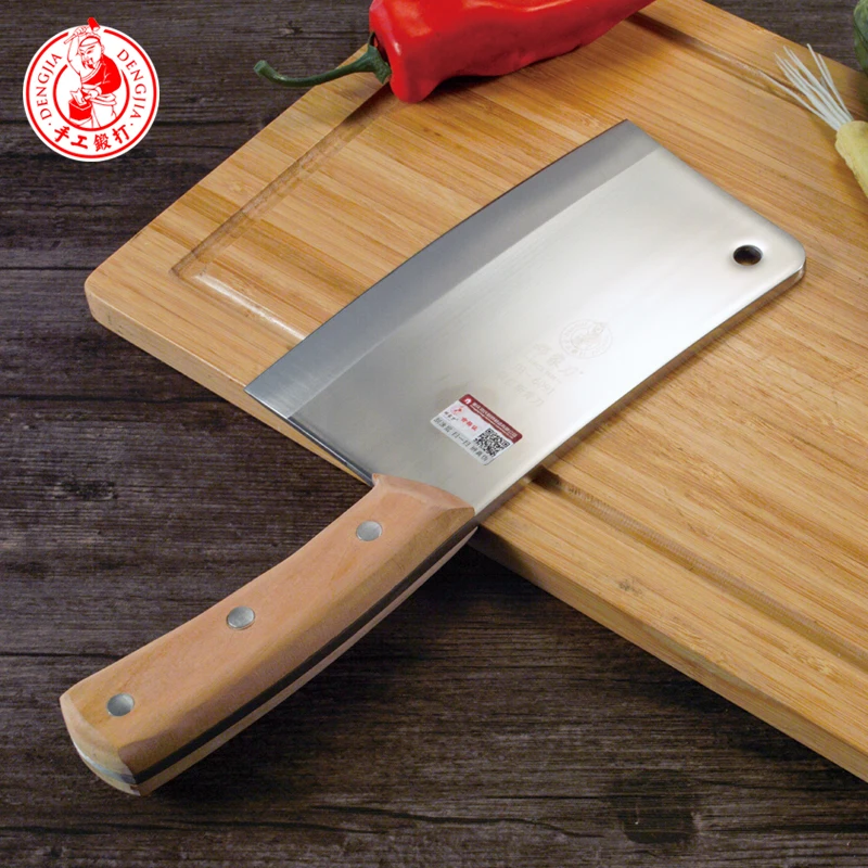 DENG китайский нож ручной работы из кованой нержавеющей стали, кухонный нож-измельчитель, бытовой нож для мяса, нож для курицы и рыбной кости