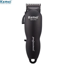 10 Вт Kemei профессиональная черная машинка для стрижки волос мощный электрический беспроводной триммер для волос для мужчин Парикмахерская Машинка для стрижки волос