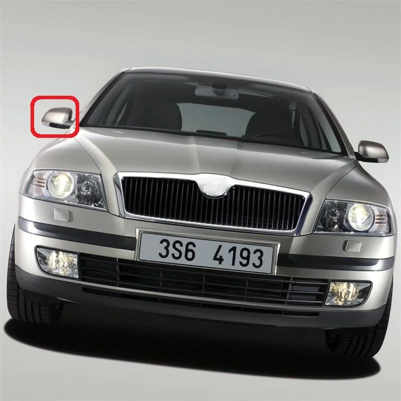 Автомобильное Зеркало для Skoda Octavia MK2 A5 2004 2005 2006 2007 2008 автомобиль-Стайлинг с подогревом Электрическое крыло боковое зеркало пассажира правая сторона