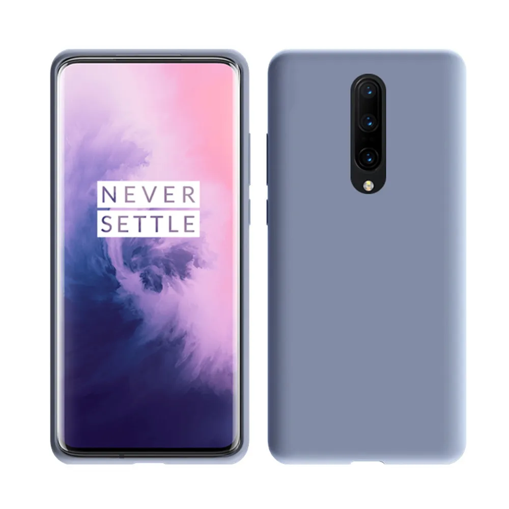 

Liquid Silicone Phone Cases For Oneplus 7 Luxury Cover One Plus 7 Pro Full Bumper Oneplus7 Oneplus7pro 7 Protection Case Fundas