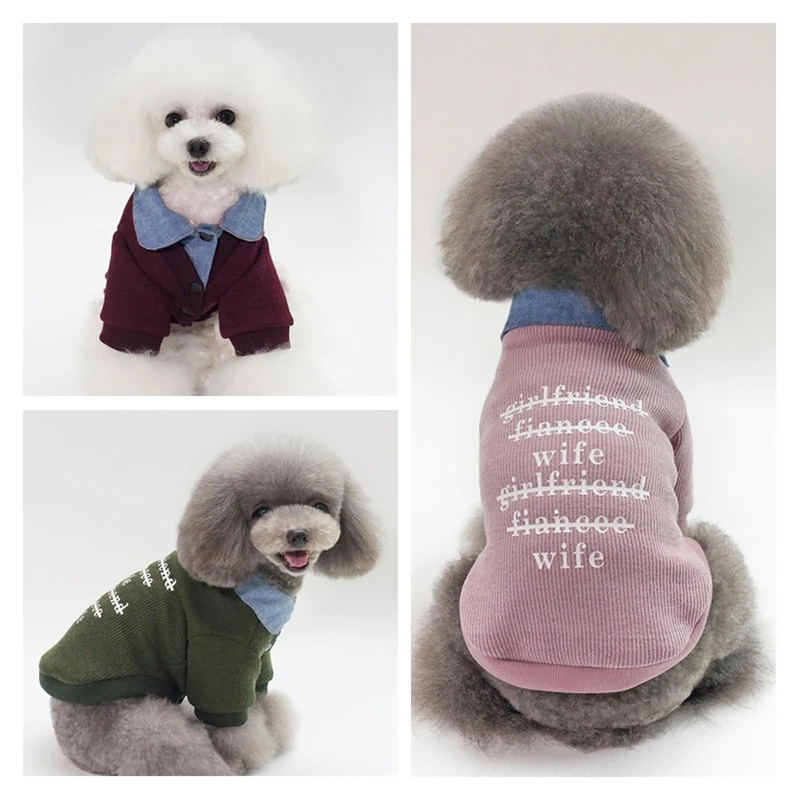 Pet dog Clothes Clothing Winter new 2018 Korean version Fashional S50in Dog Coats & Jackets