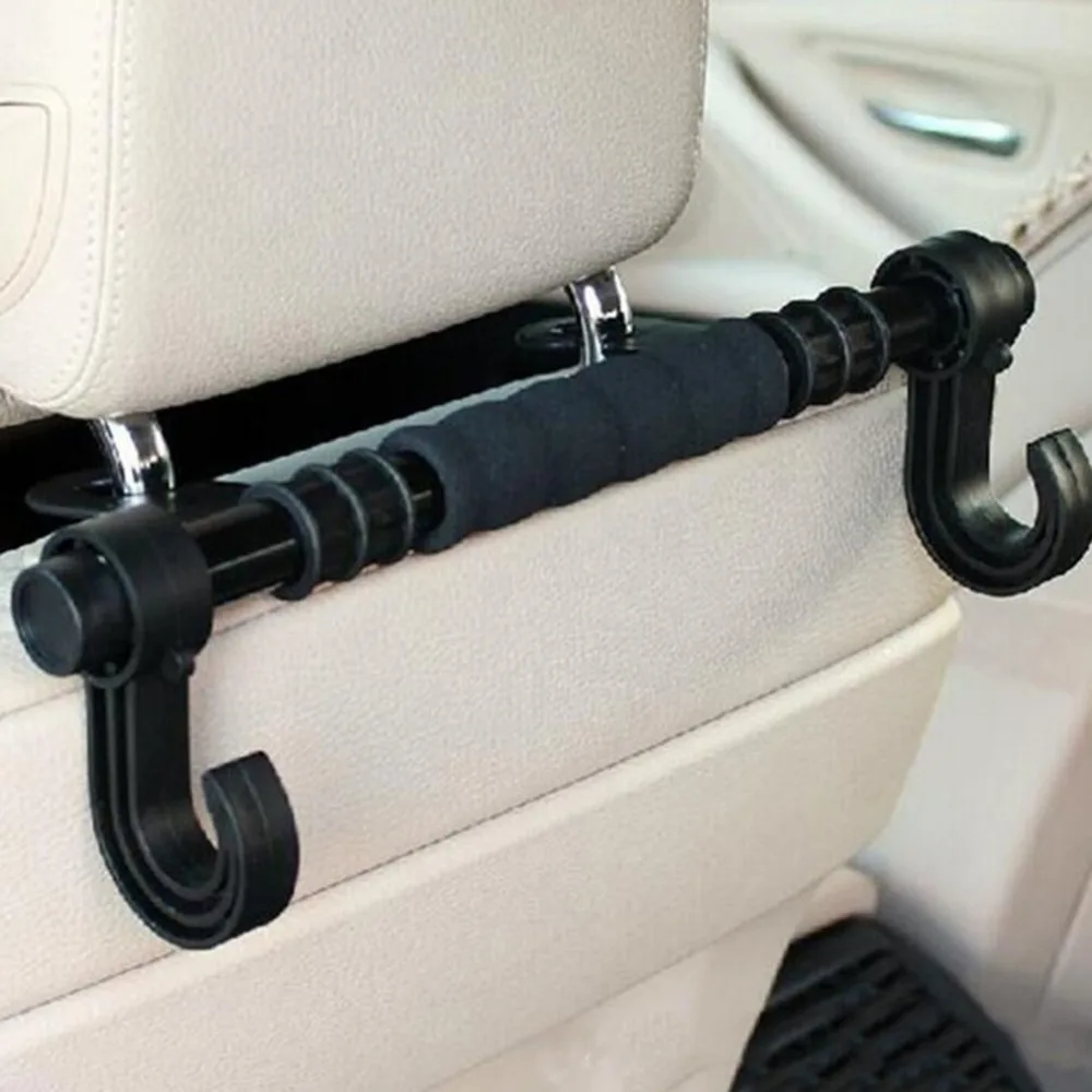 

Multifunctional Car Chair Back Hook Storage Holder Headrest Hook Hanger Seat Bag Hook Portable Universal Double Car Hooks