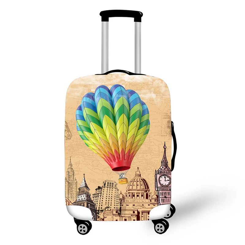 Air balloon Design travel accessories suitcase protective covers 18-30 inch elastic luggage dust cover case stretchable