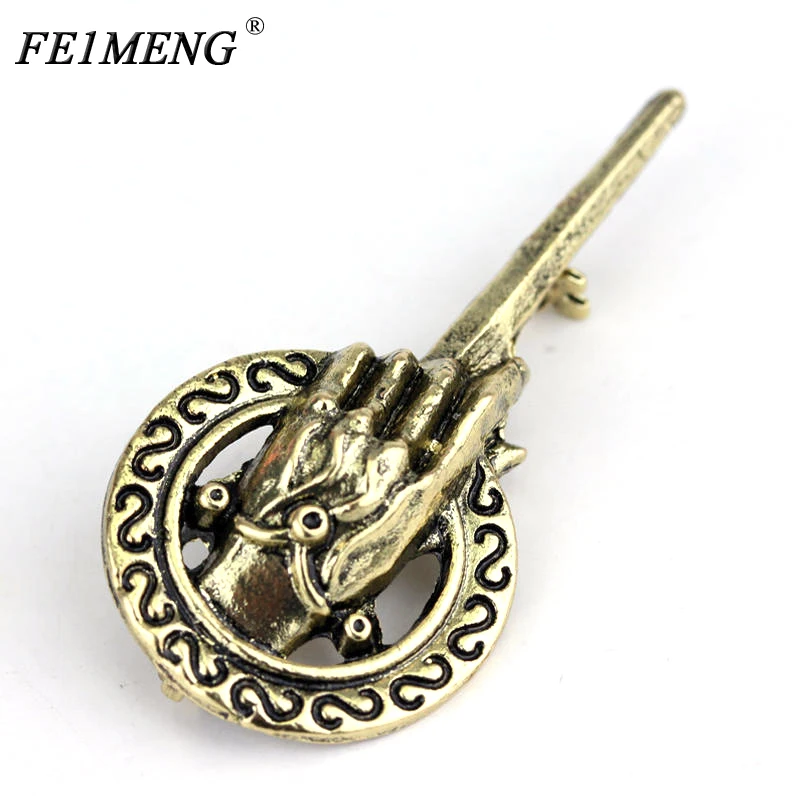 

Game of Thrones Brooch Song of Ice and Fire Hand of the King Lapel Inspired Authentic Prop Pin Badge Brooches Movie Jewelry