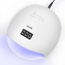Бренд SUN 48 Вт Светодиодный УФ лампа Сушилка для ногтей 24 шт светодиодный Бисер для быстрой сушки Гель-лак для ногтей льдинка светильник для машинка для маникюра