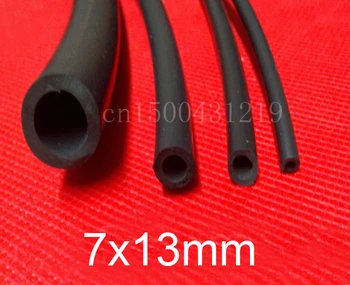 

7mm id 13mm od Black Silicone Rubber Tubing Tube Flexible 7x13mm silicon hose