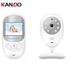 Беспроводной видеоняня для новорожденных 2,4 дюймов ИК ночного видения колыбельные температурный дисплей детский монитор с музыкальным плеером