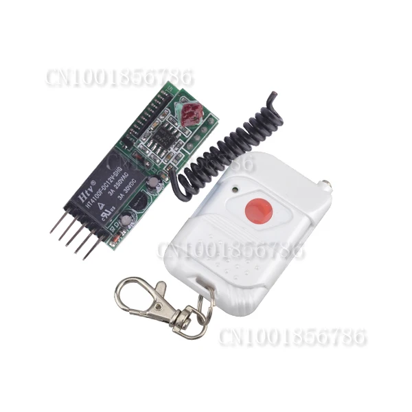 

DC12V 1CH 3A Mini Micro Receiver Transmitter M4 Access Control System Magnetic Door Lock Remote Controller
