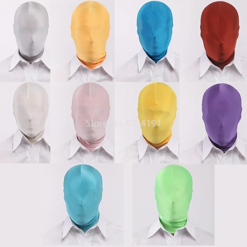 

Unicolor Lycra Spandex Hoods Cosplay Costumes For Halloween