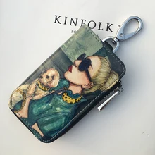Famous Casual Car Key Wallet Key Holder Housekeeper Keys Organizer Keychain Covers Case Bag Pouch Keychains Llaveros Mujer Famous Casual Car Key Wallet Key Holder Housekeeper Keys Organizer Keychain Covers Case Bag Pouch Keychains Llaveros Mujer