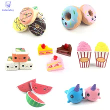 

Squishy Antistress Slow Rising Unicorn Banana Ice Cream Bread Milk Peach Simulate Pendant French Fries Squeeze Stress Stretch