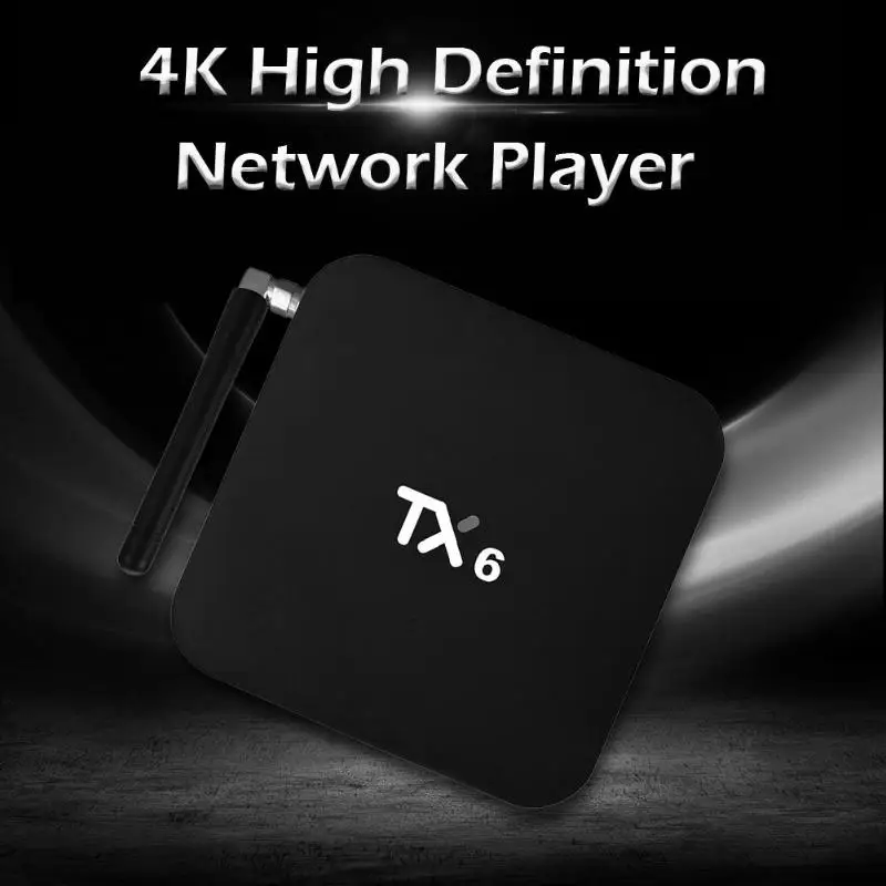 ТВ приставка Tanix TX6 Allwinner H6 на Android 9 0 5 в пост. Тока/2 А Wi Fi BT4.1 поддержка 4K 2 + 16 ГБ/4 32