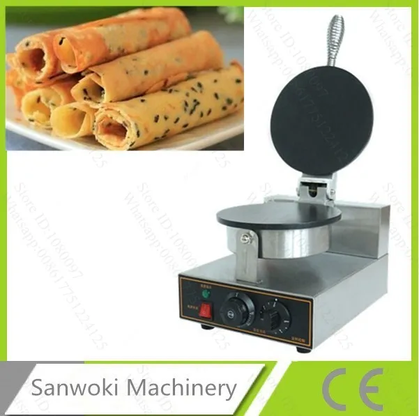 220V/110V Electric egg roll machine, egg roll maker; Egg biscuit roll